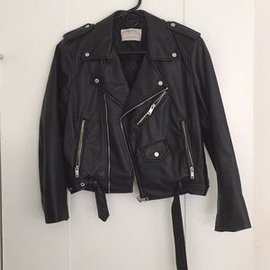 Zara Faux Leather Jacket